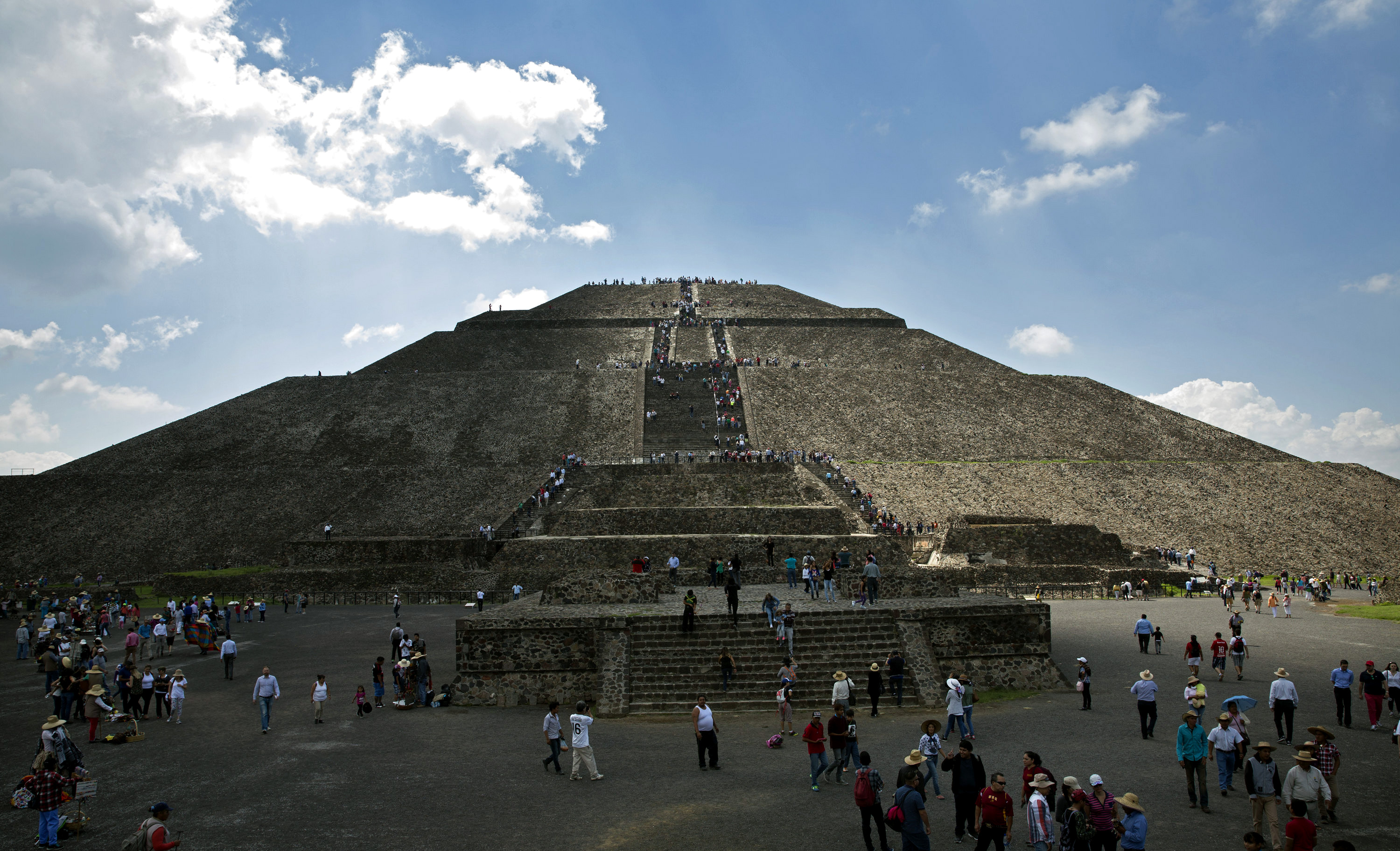 The Pyramid of the Sun in Teotihuacán, Mexico