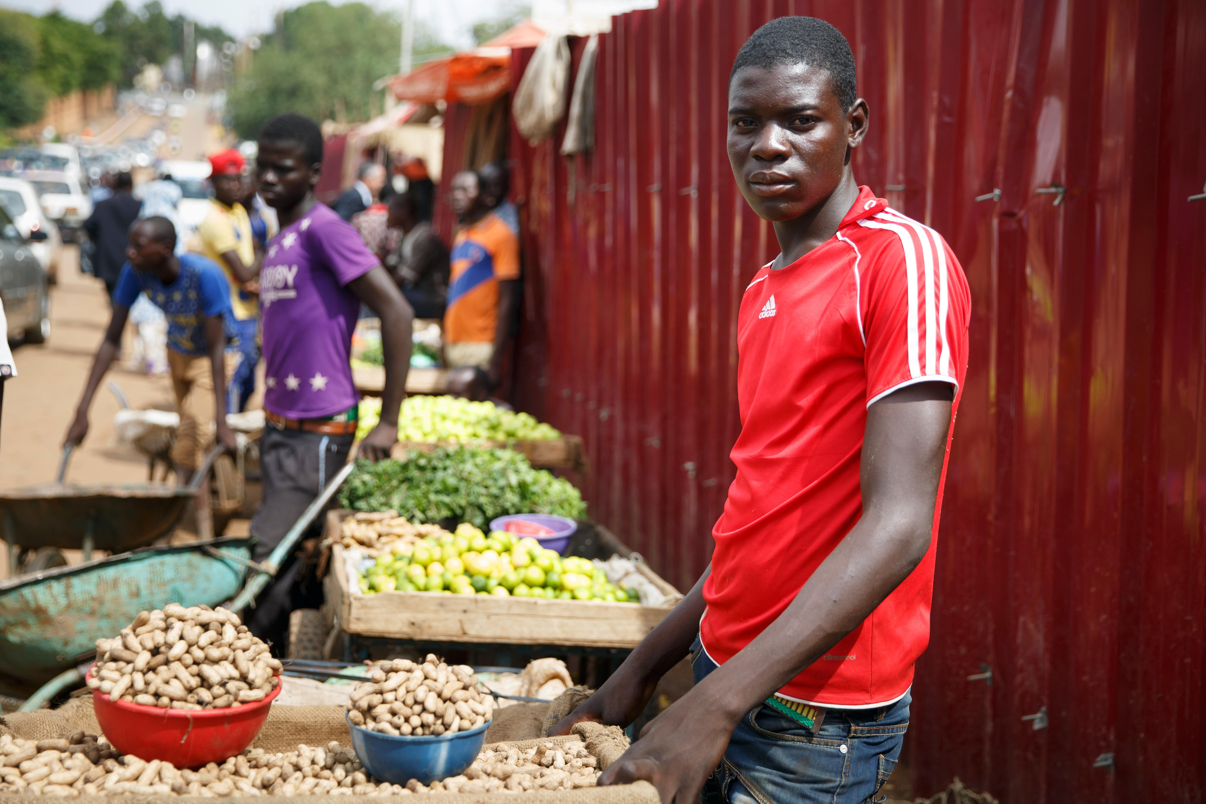 Markt in Niamey, der Hauptstadt von Niger