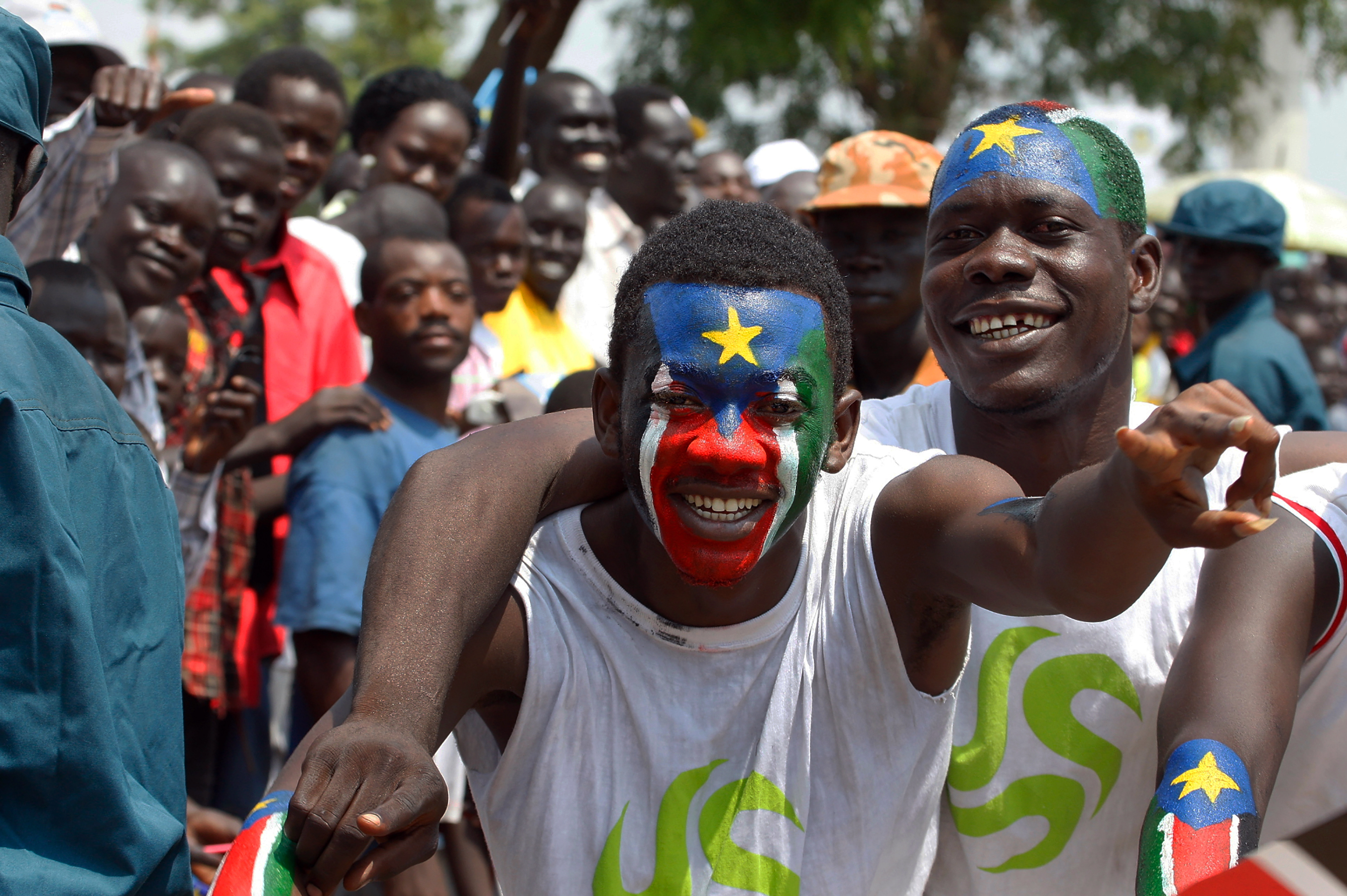 Bei den Unabhängigkeitsfeierlichkeiten in Südsudan 2011