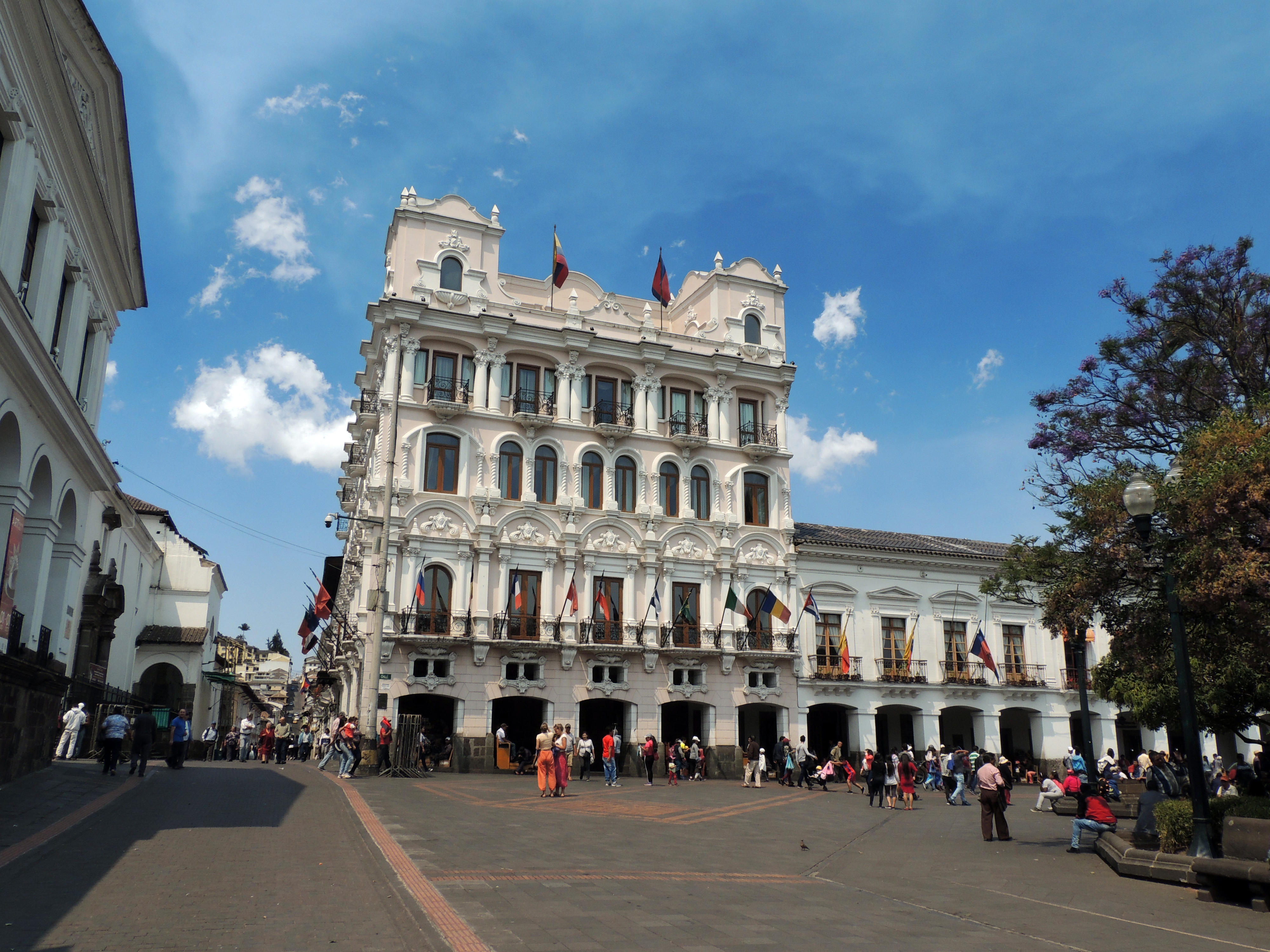 Independence Square in Quito, Ecuador