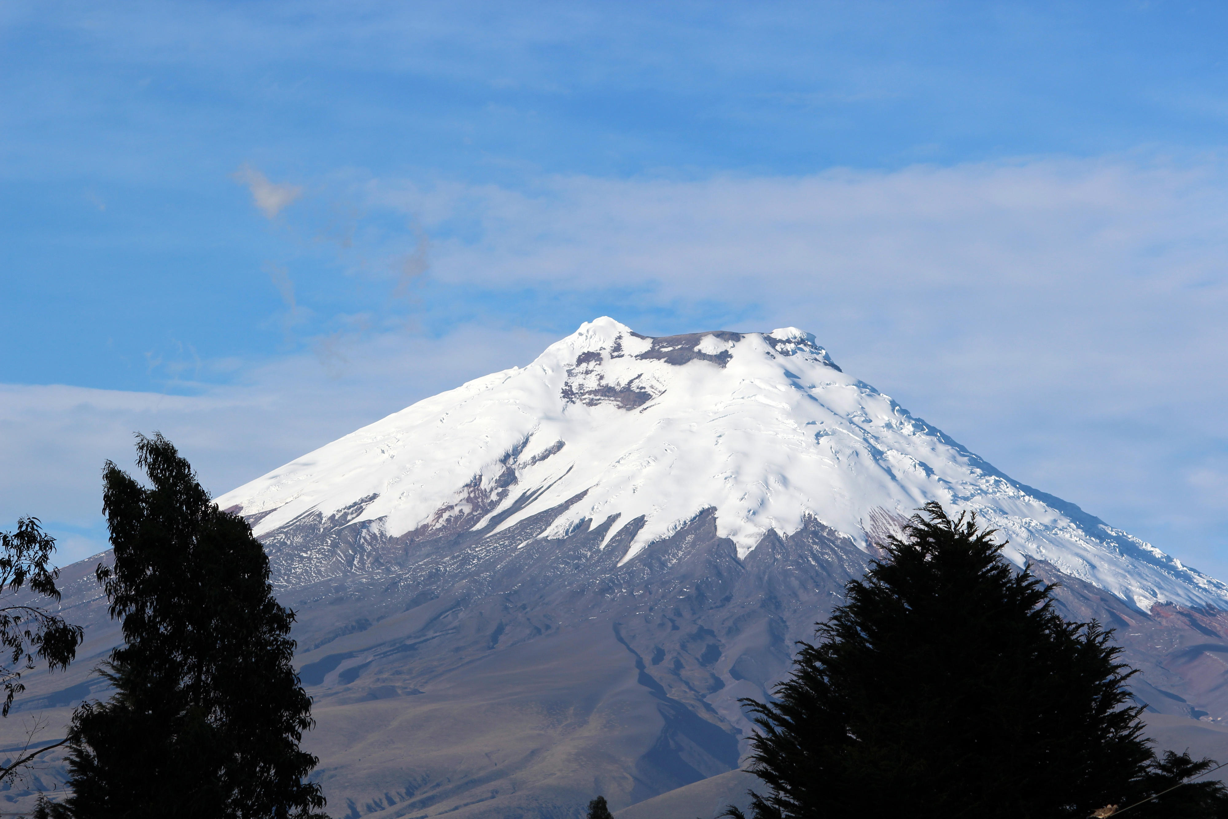Cotopaxi volcano (5897 metres) in Ecuador