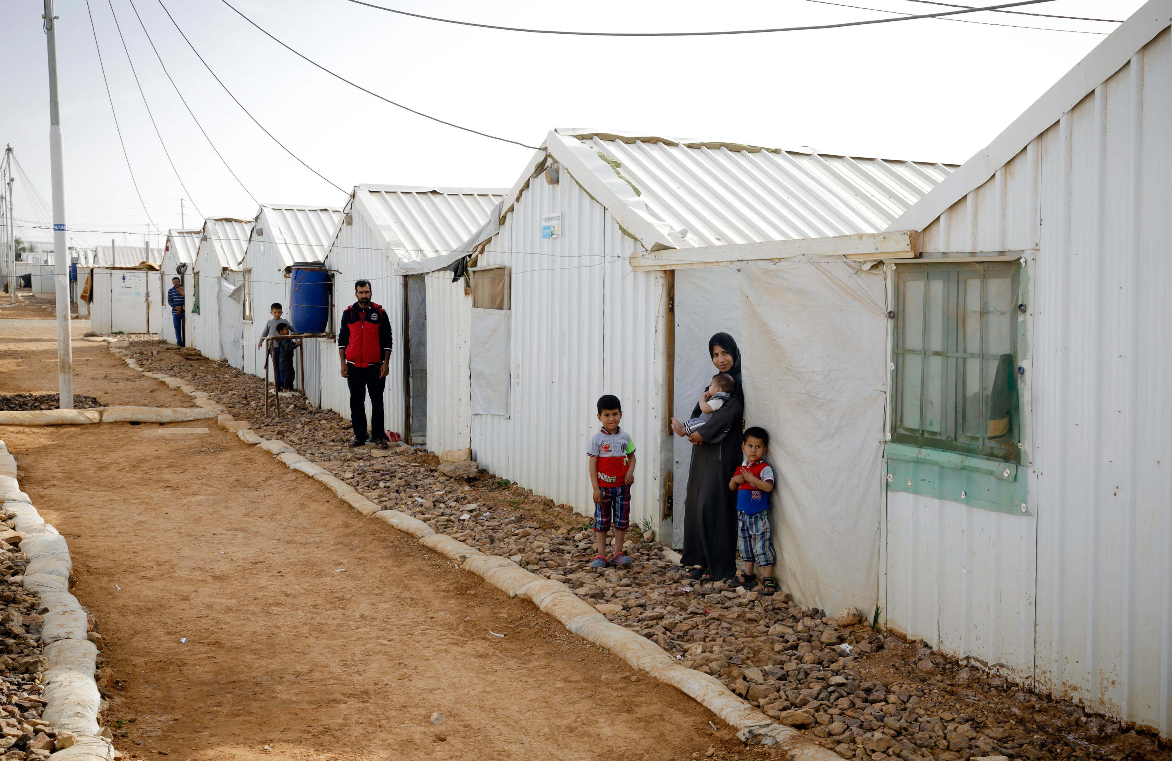 Al-Azraq refugee camp in Jordan