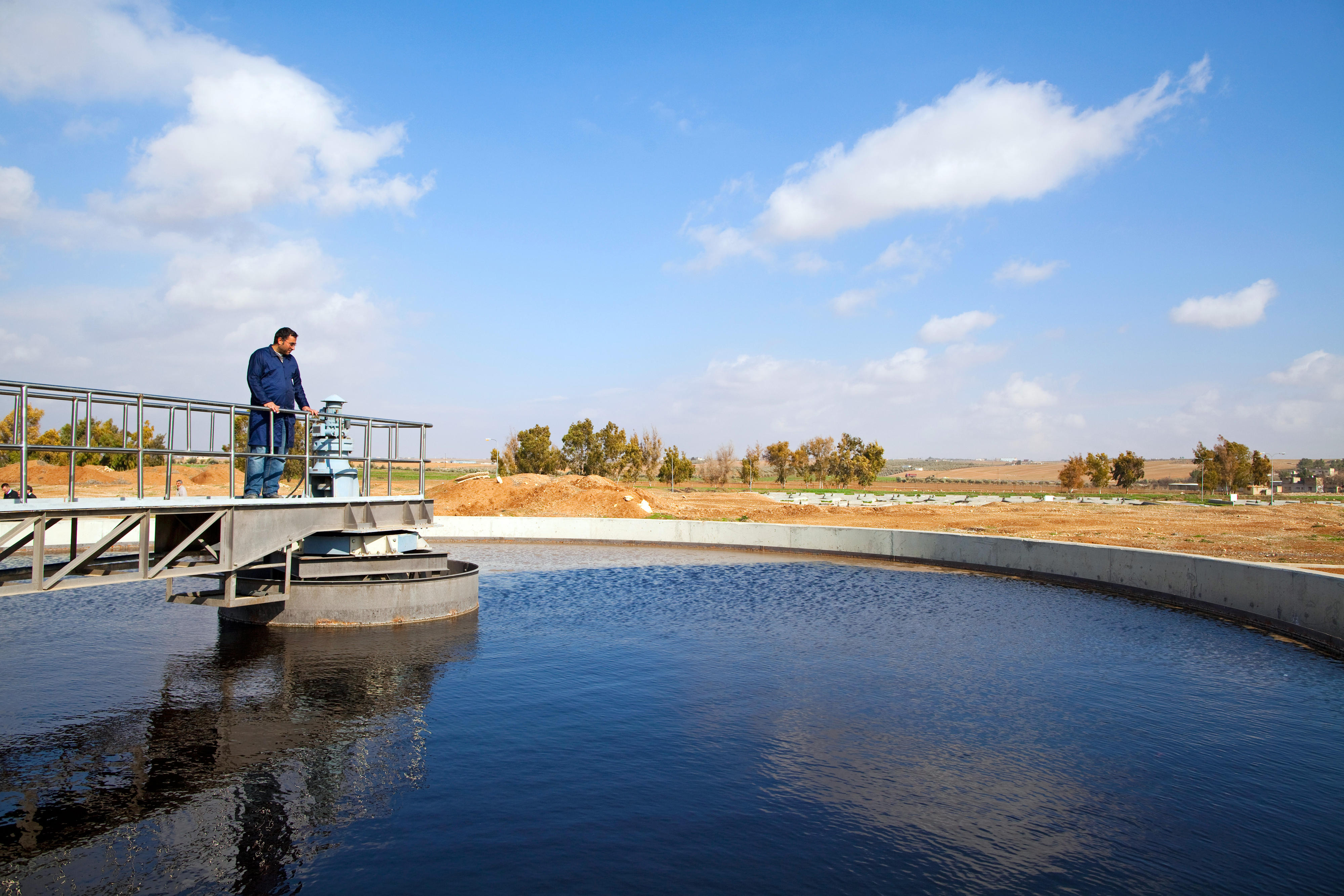 Wastewater treatment plant in Madaba