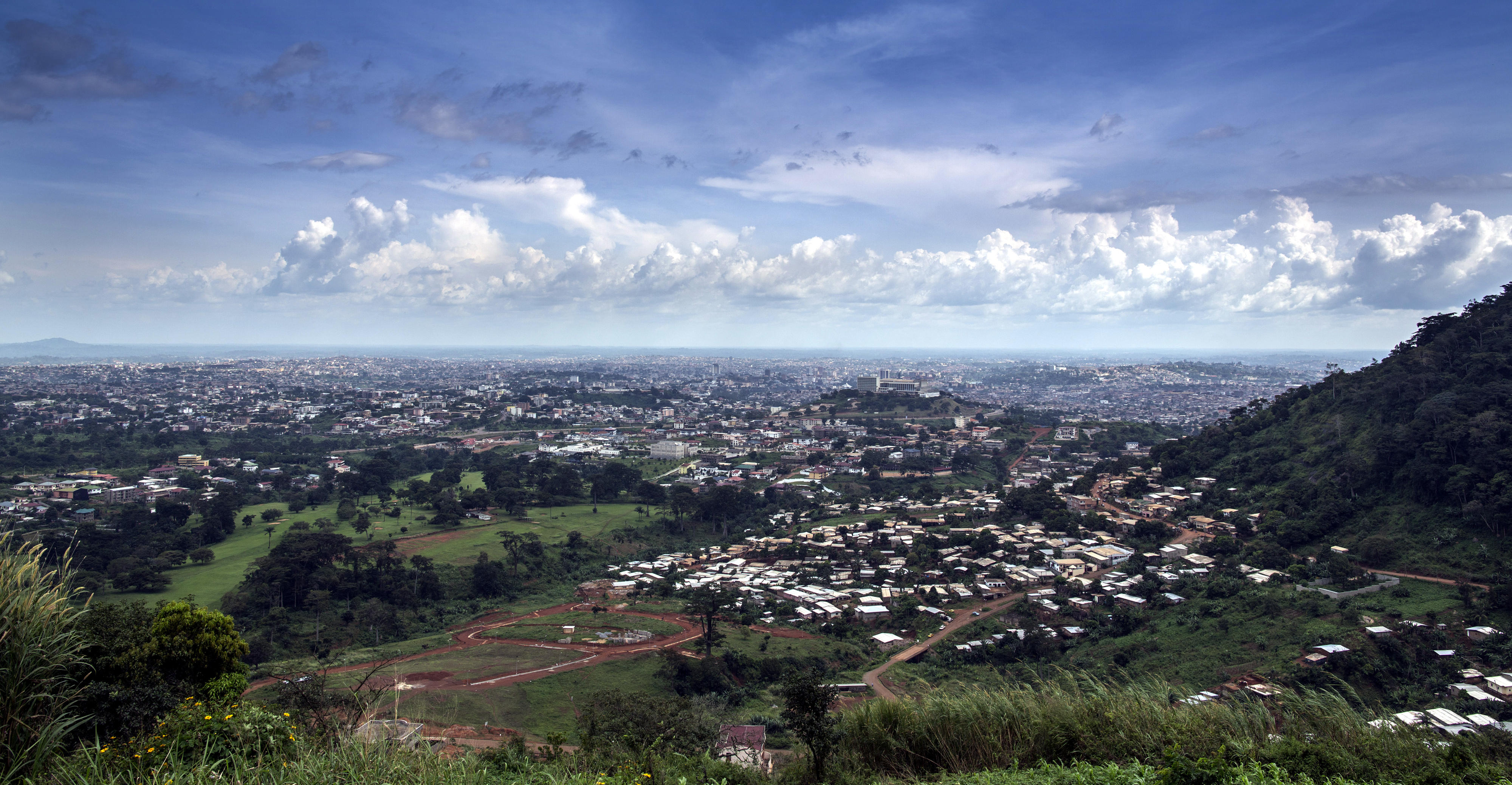 View of Yaounde, capital of Cameroon