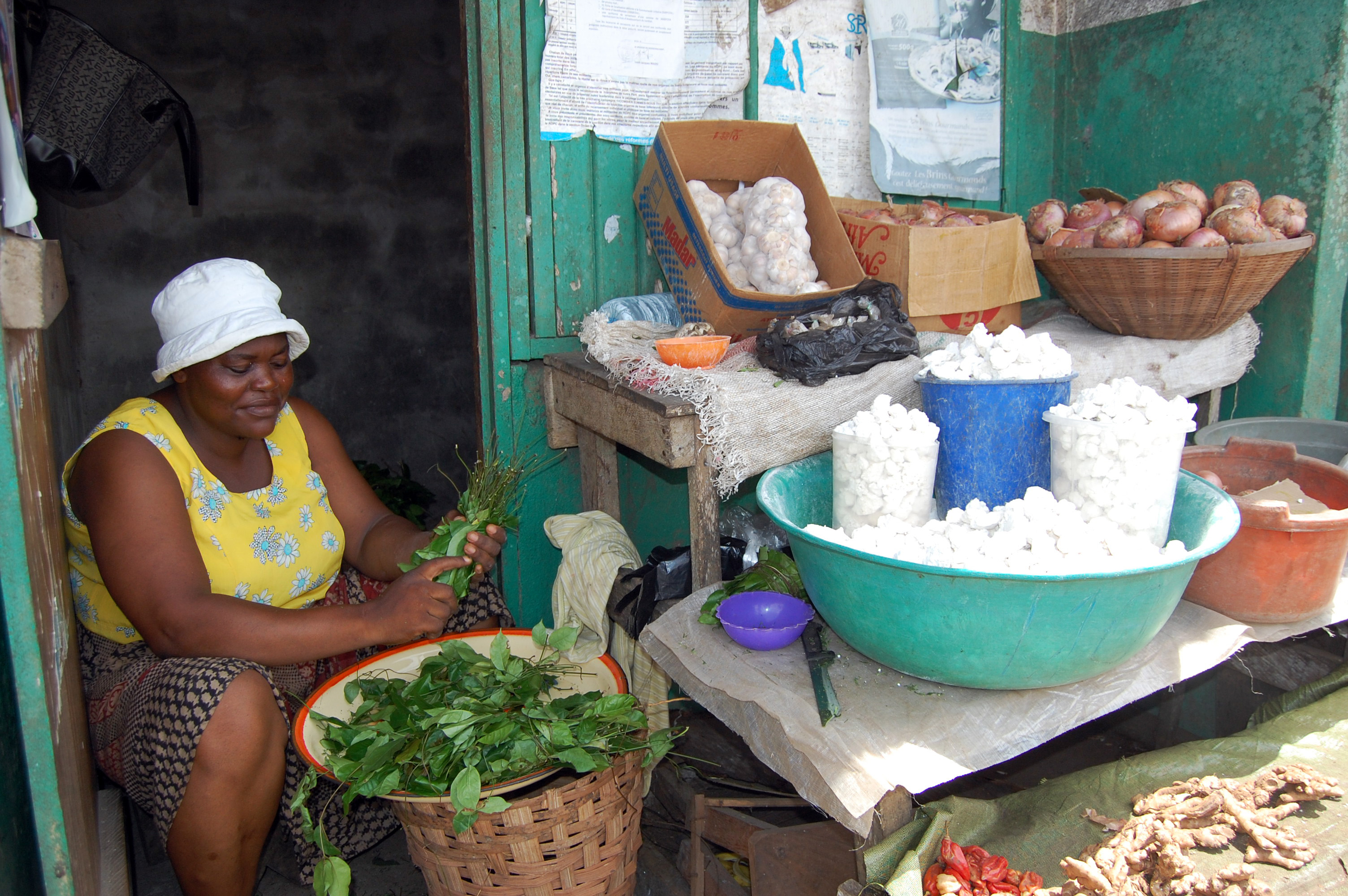 Market woman in Cameroon