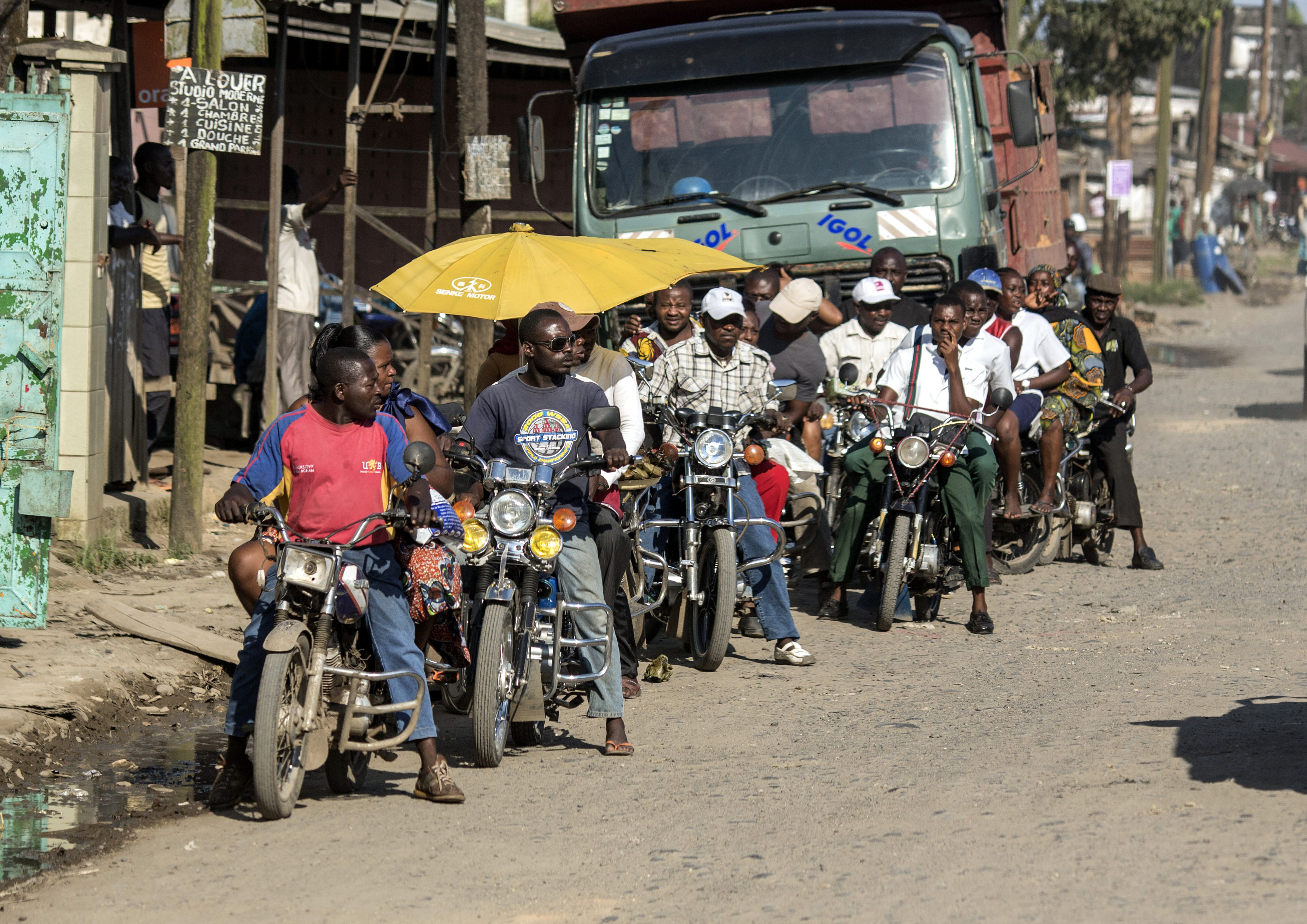 Street scene in Douala, Cameroon