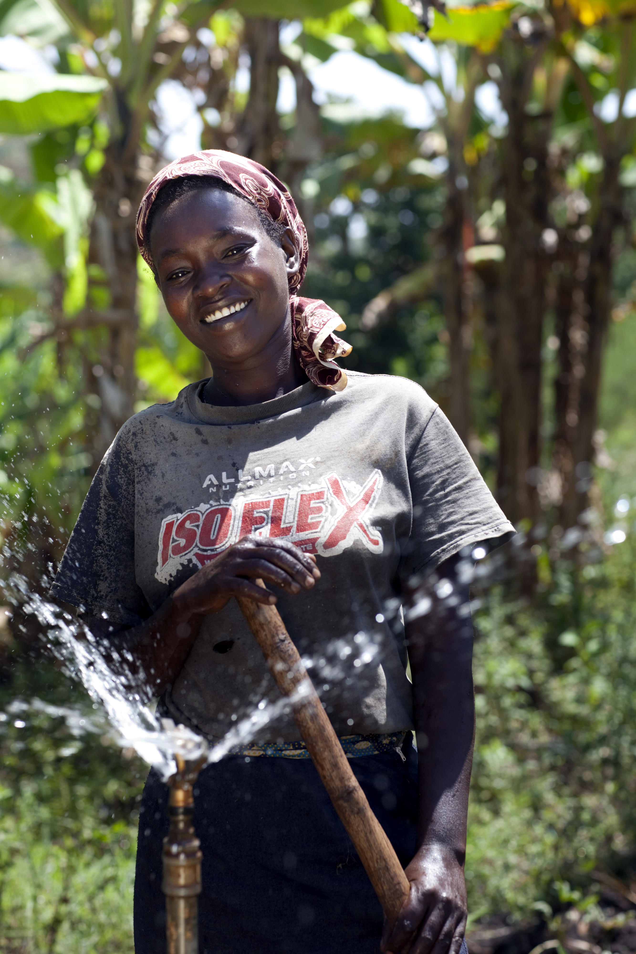 Farmer at Mount Kenya