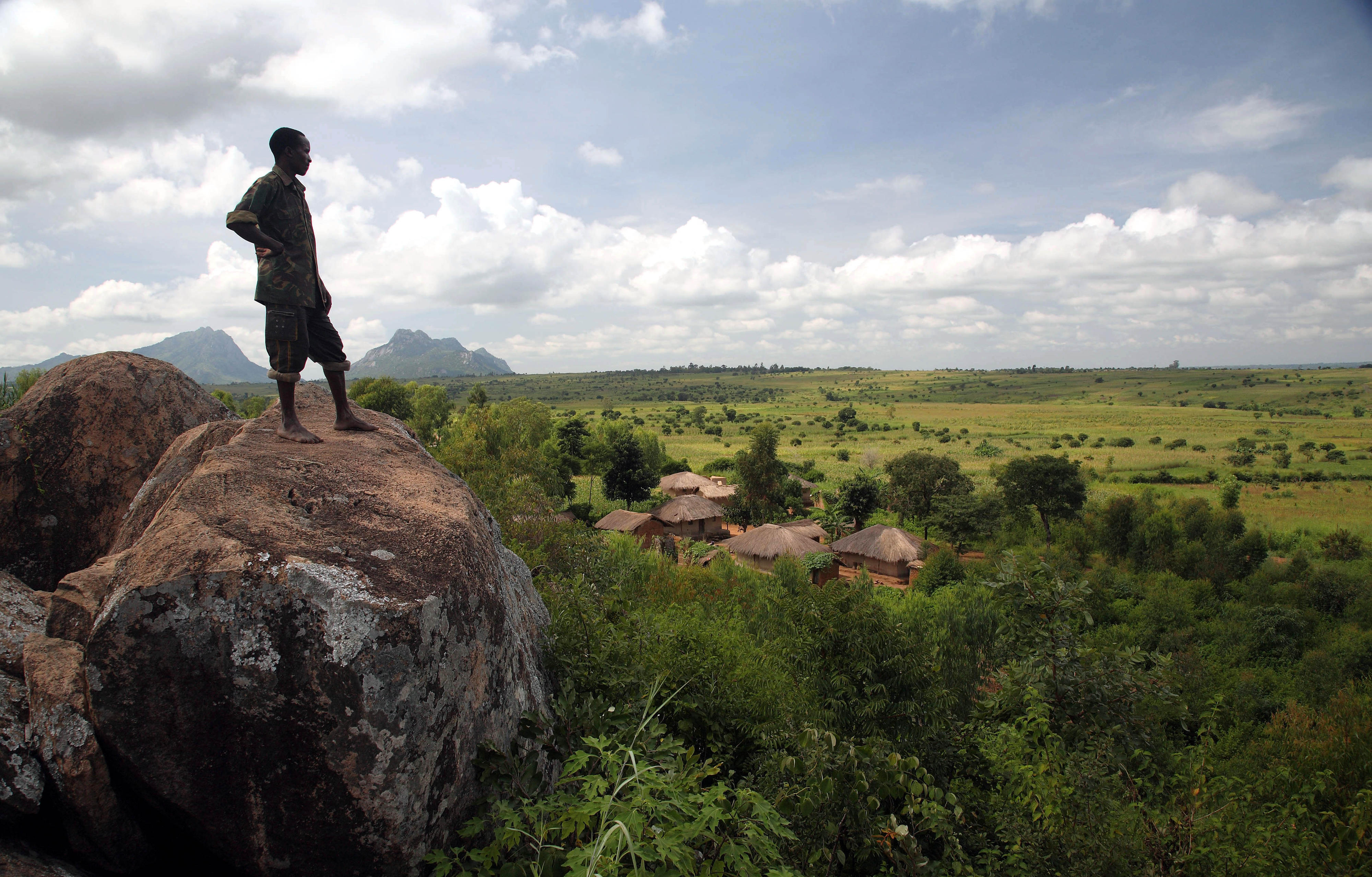 Landscape in Central Malawi