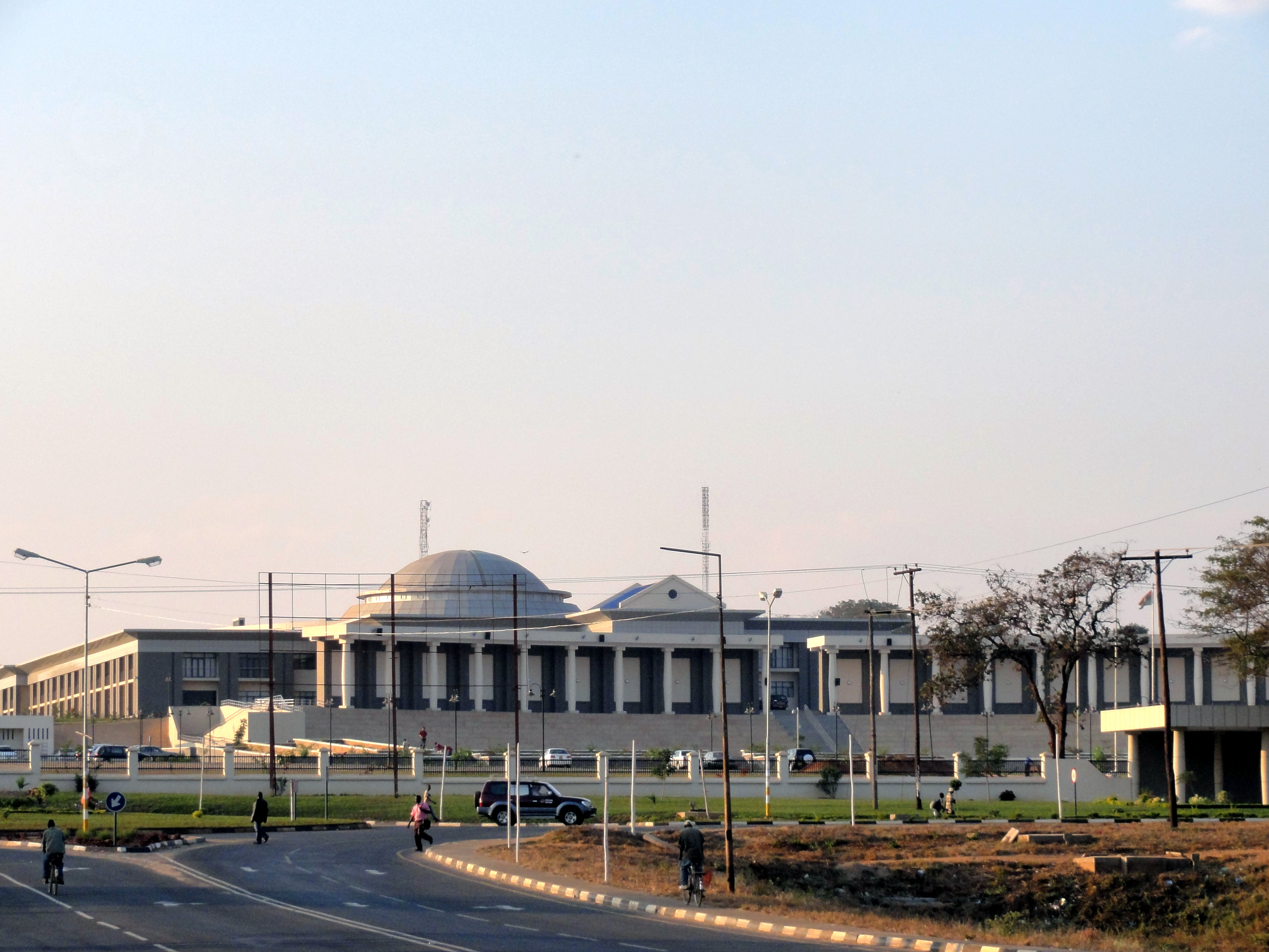 Parliament building in Lilongwe, Malawi