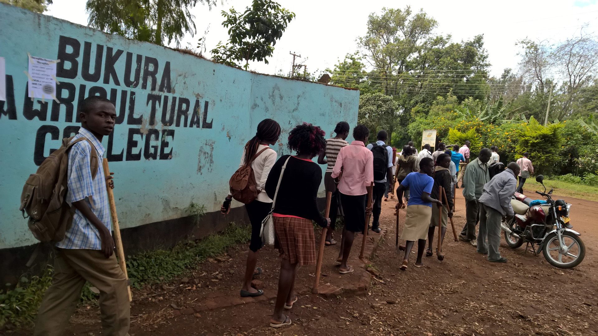 Grünes Innovationszentrum Kenia am Bukura Agricultural College 