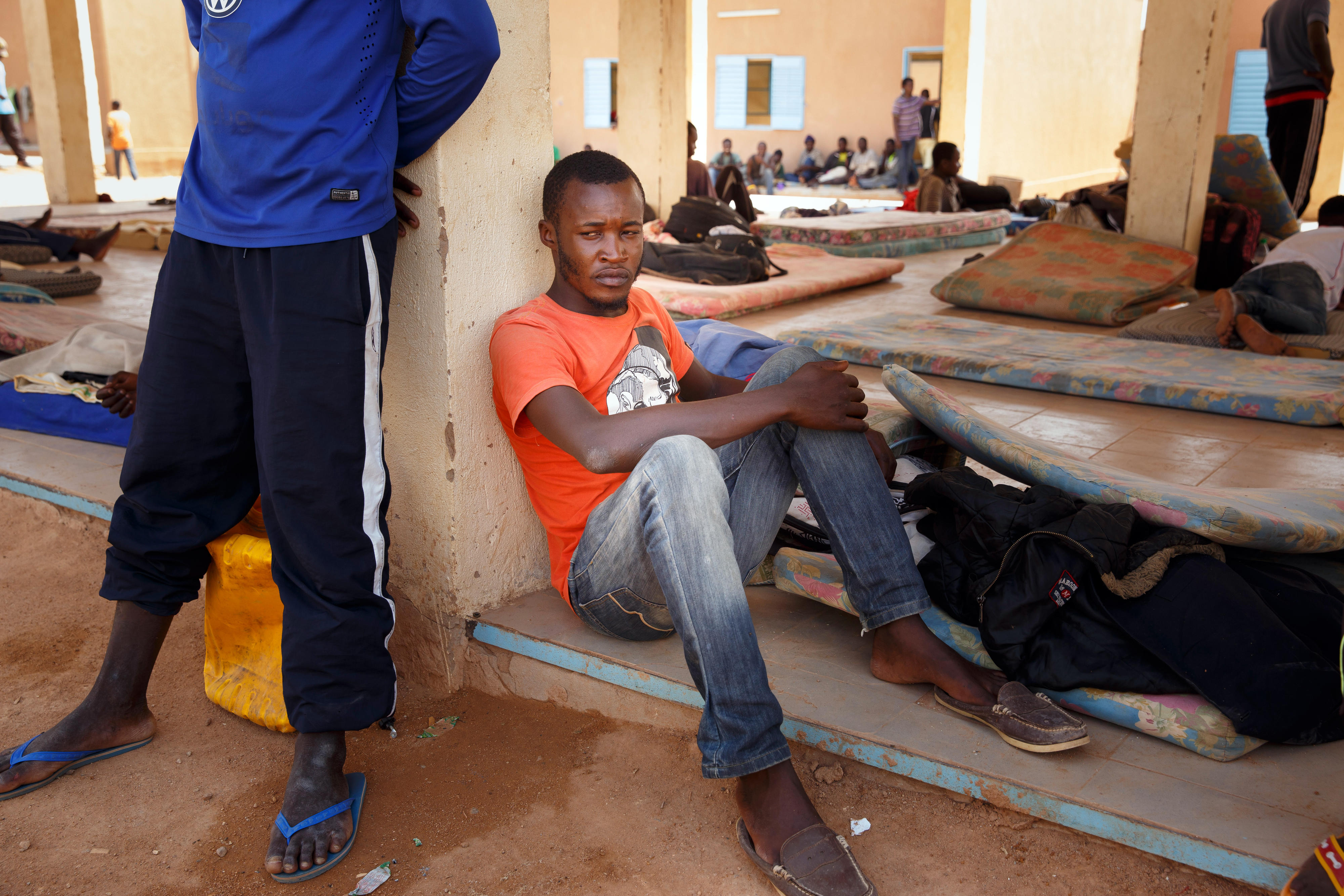 Reception centre of the the International Organisation for Migration in Agadez, Niger