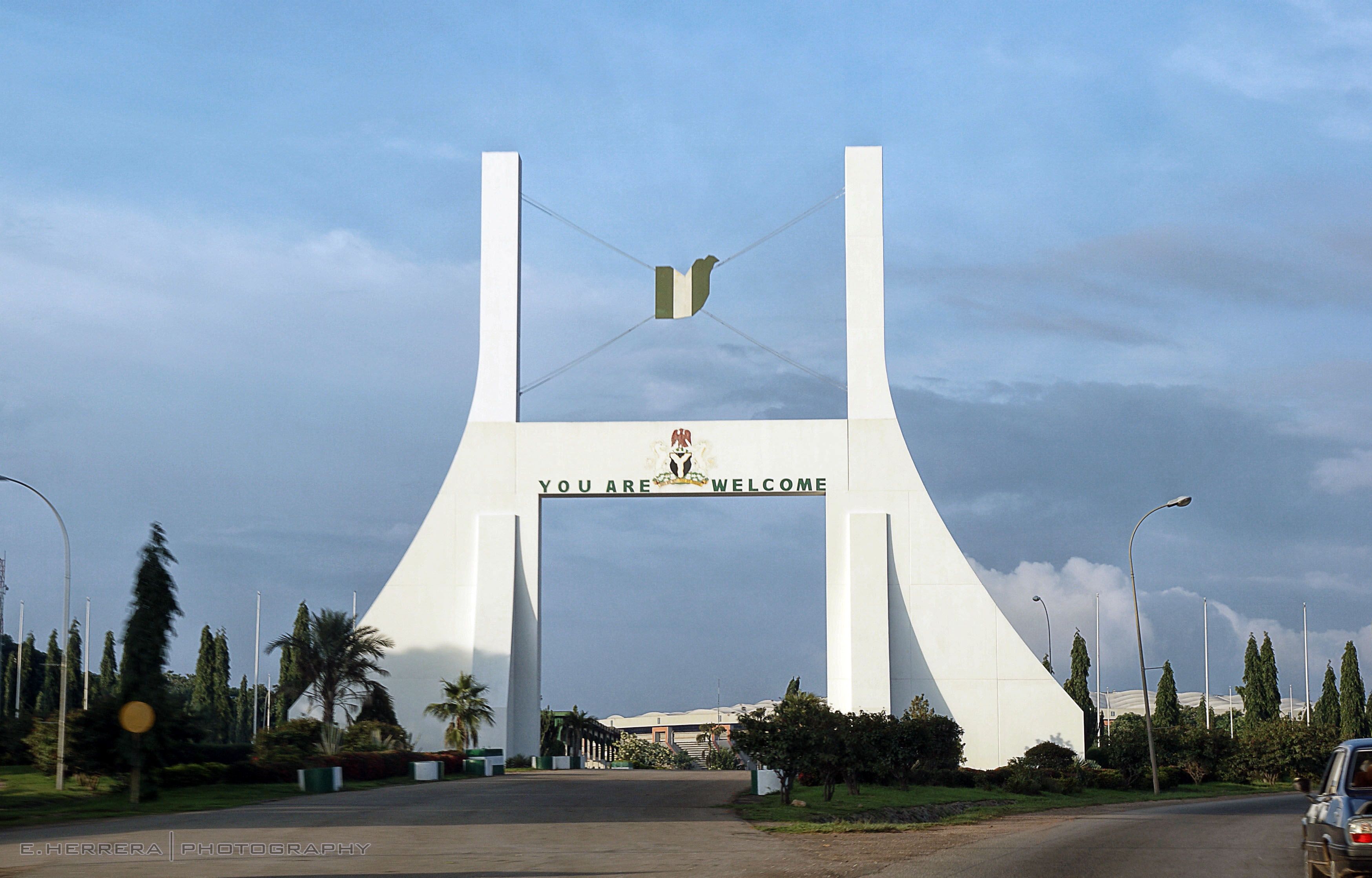 Gate in the Nigerian capital Abuja