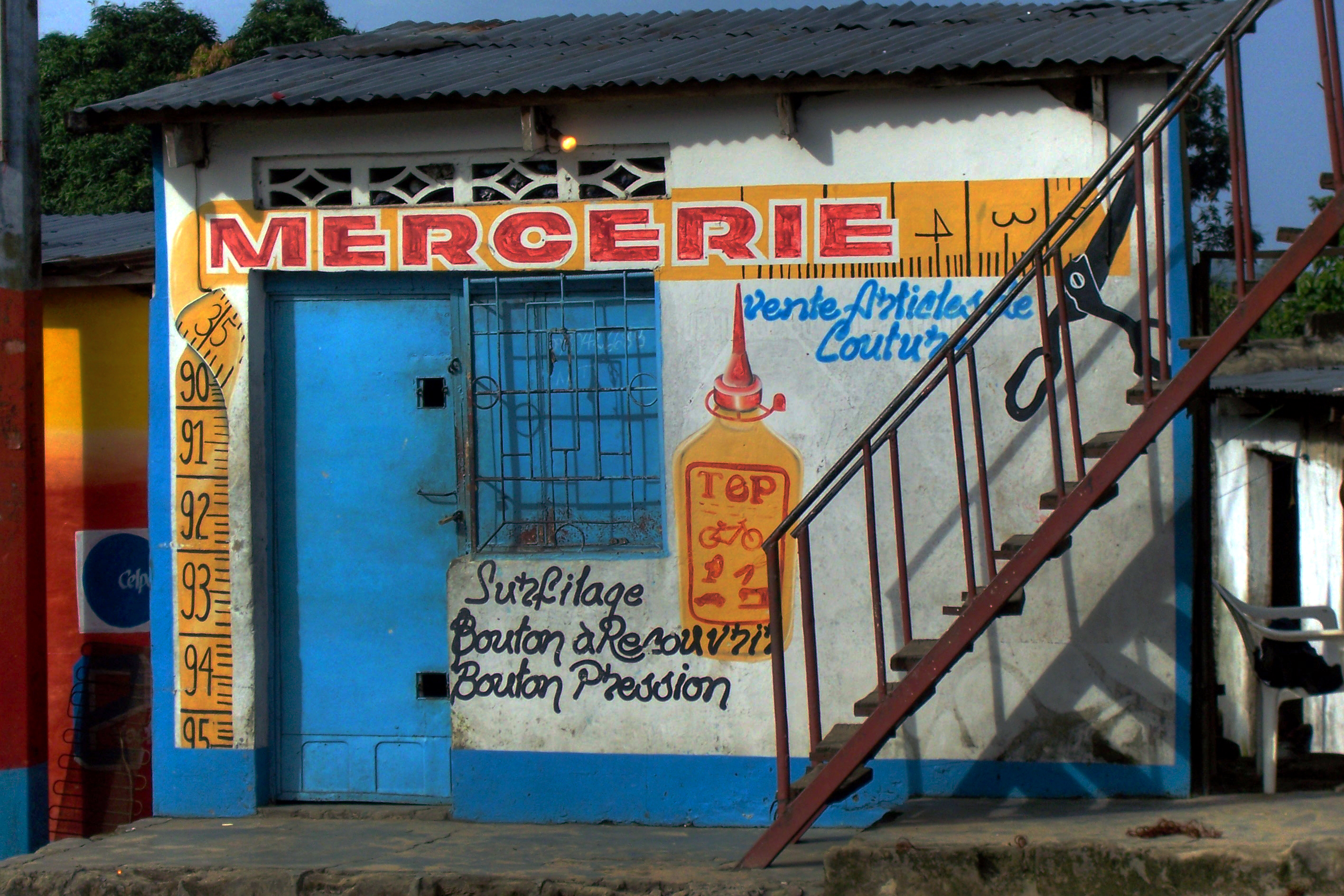 Haberdashery store in Kinshasa