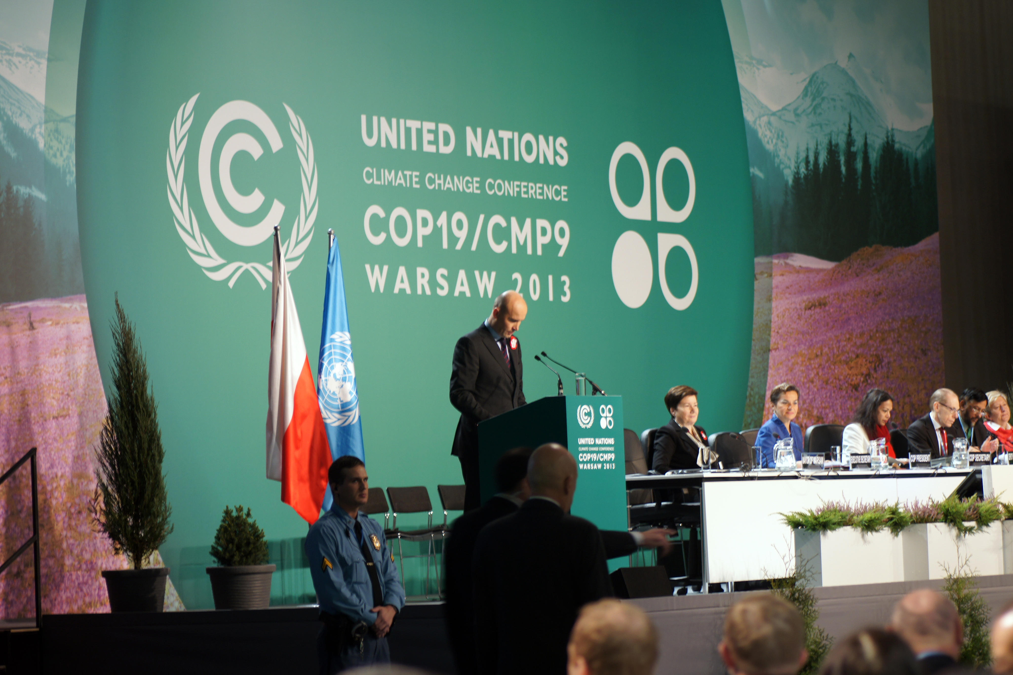 Eröffnung der Klimakonferenz COP19 in Warschau, 2013
