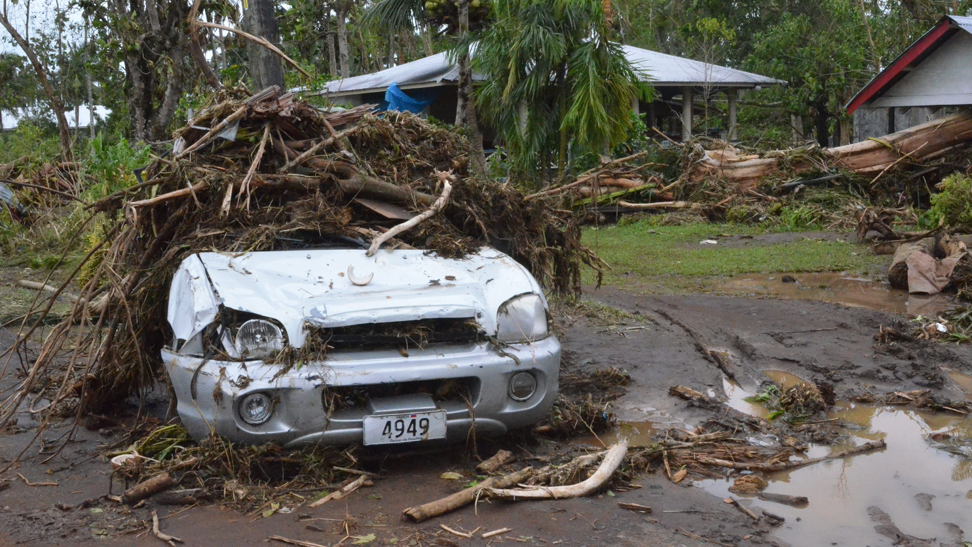 Schäden durch Zyklon Evan 2012 auf Samoa