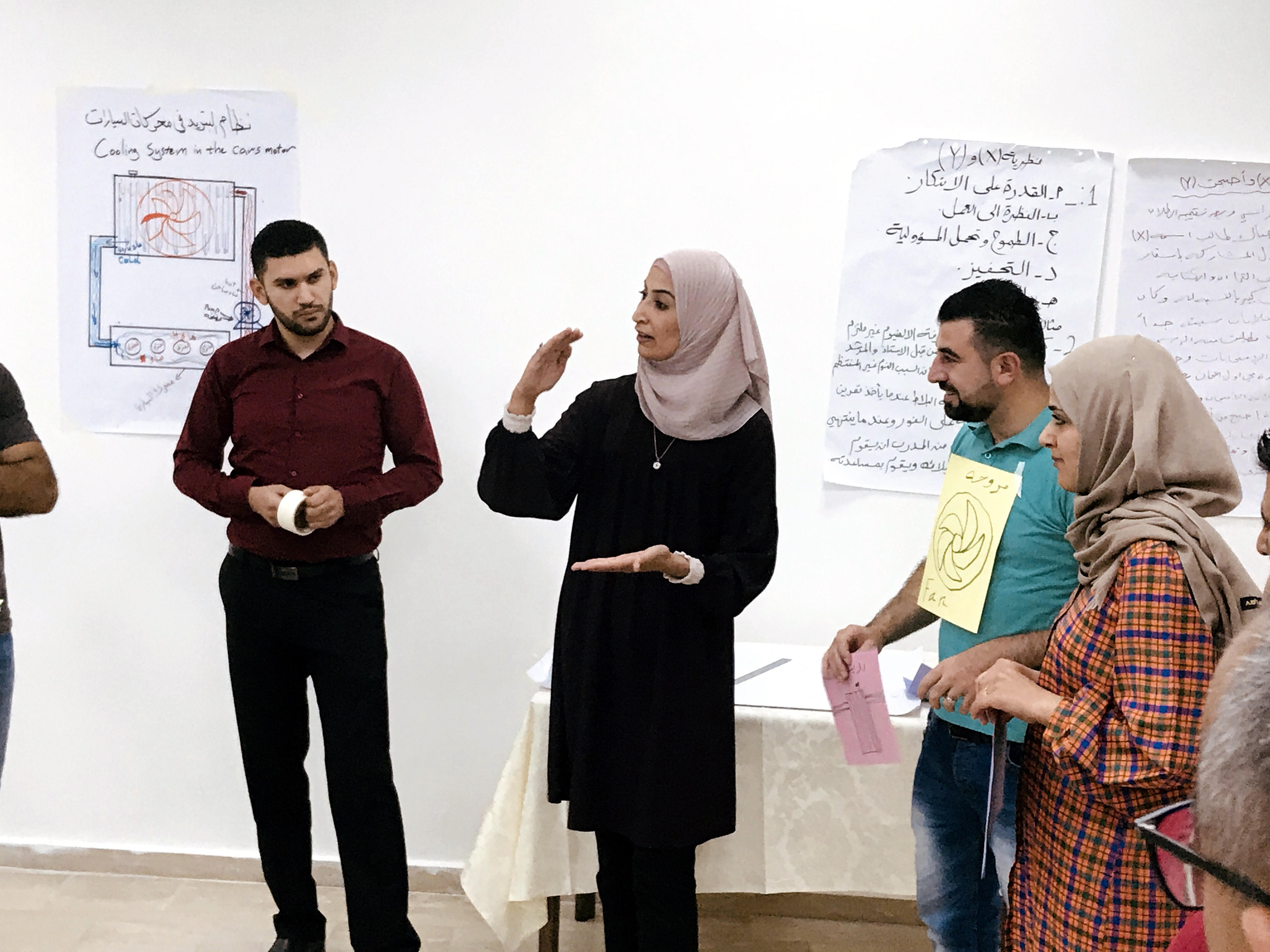 Training situation in the GIZ "Train the Trainer" project