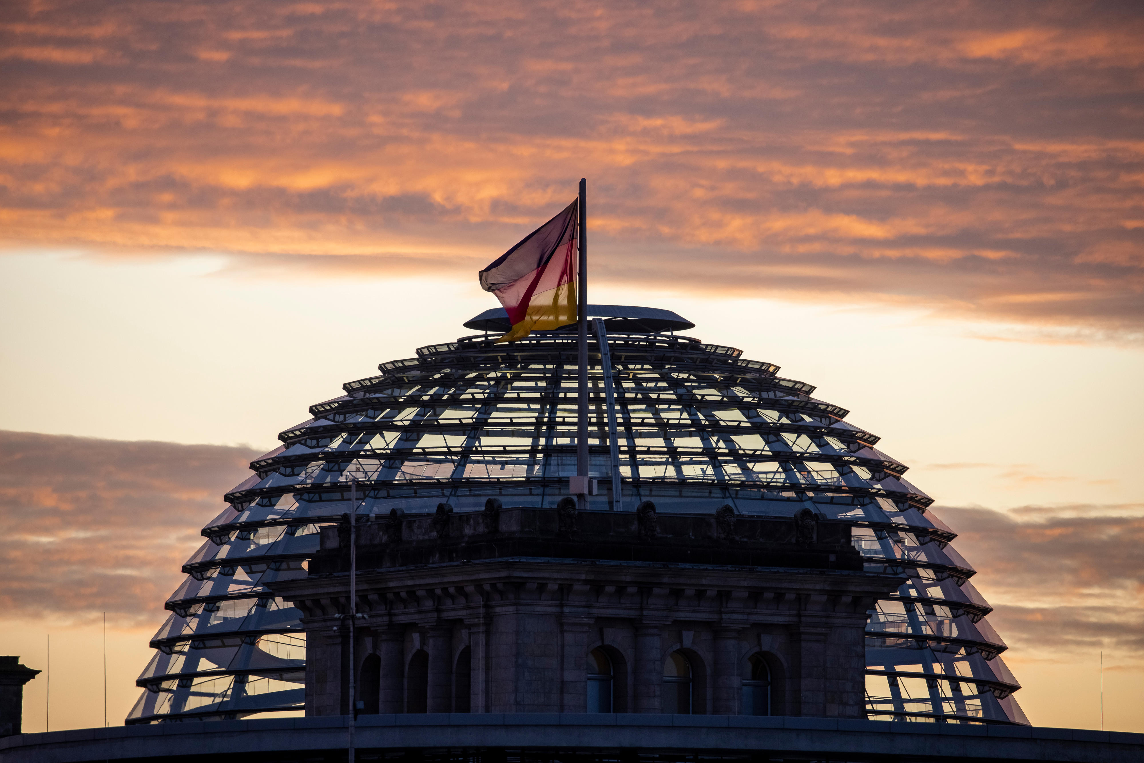 Kuppel des Reichstages in Berlin