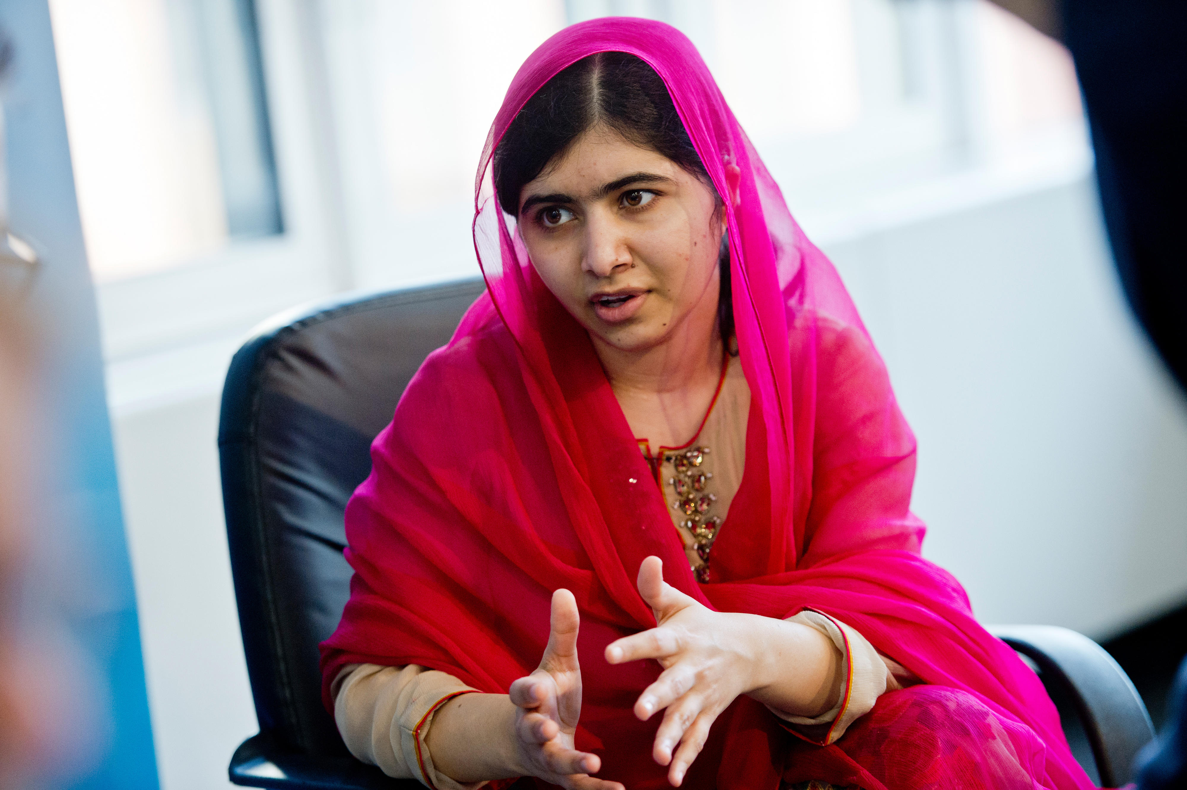 Die Kinderrechtsaktivistin Malala Yousafzai