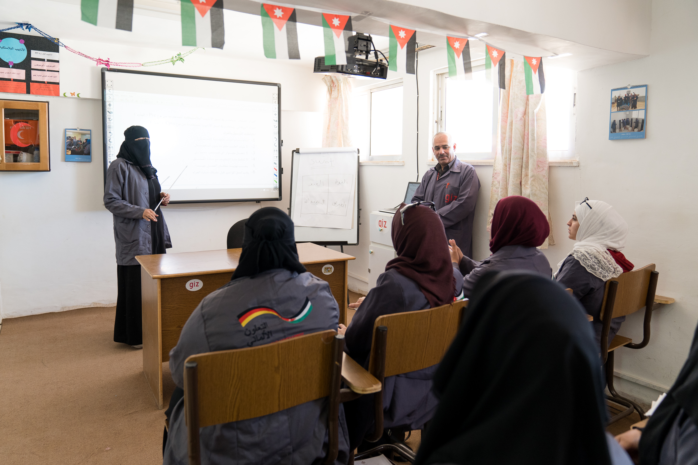 Auszubildende in Jordanien