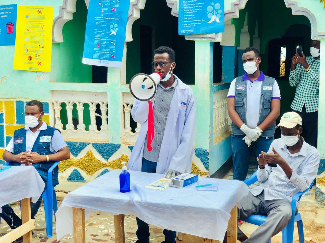 In Somalia, the population is being informed about the coronavirus through awareness campaigns.