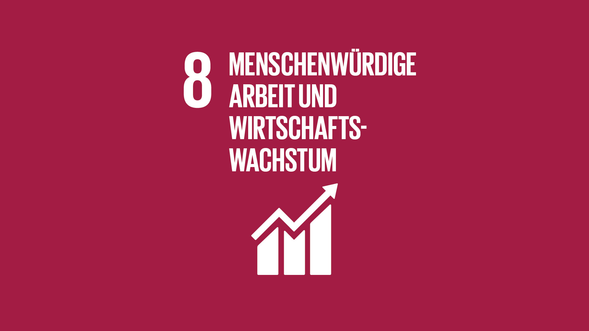 SDG 8: Menschenwürdige Arbeit und Wirtschaftswachstum