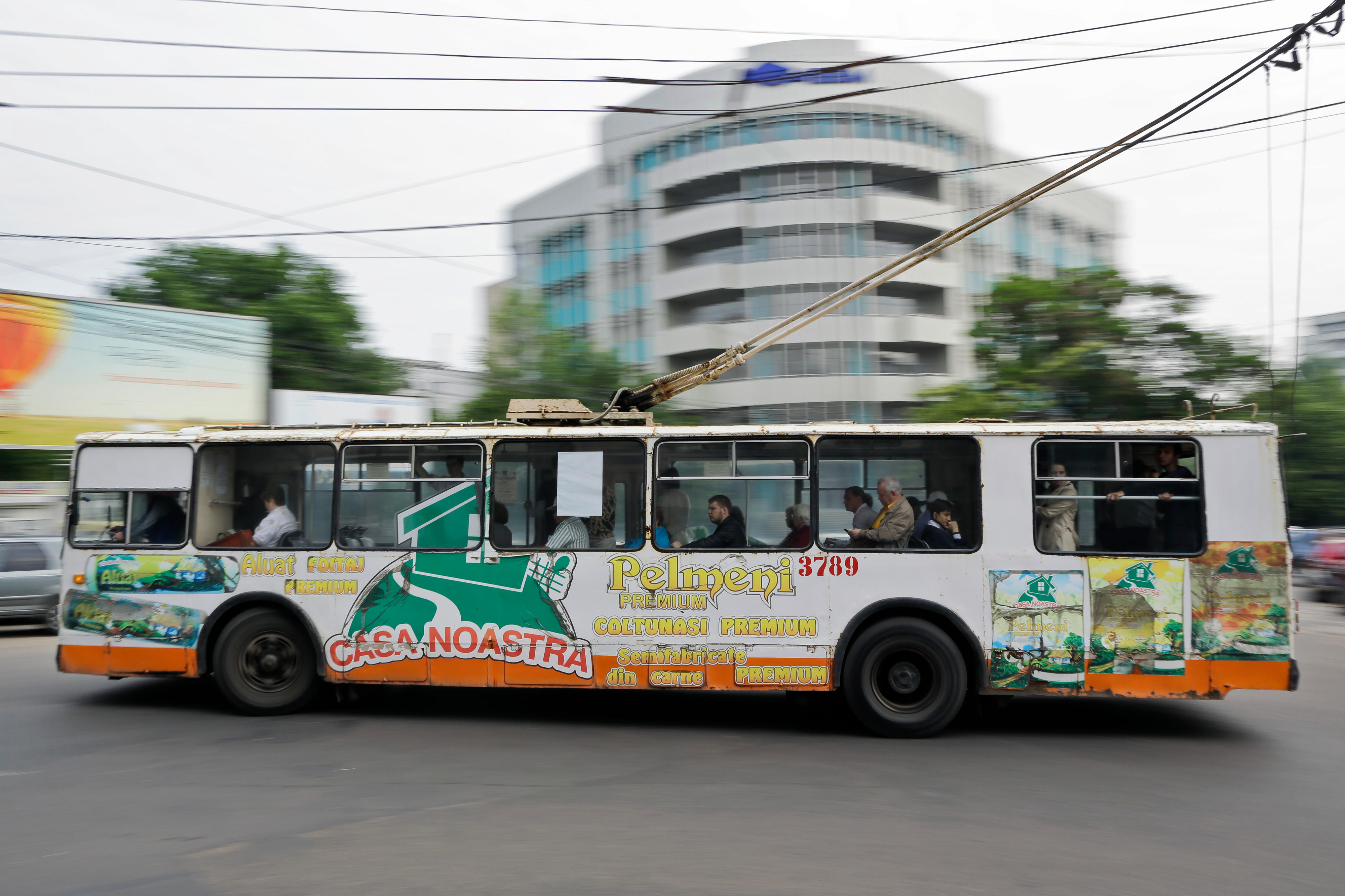 Stadtverkehr in Chisinau, Republik Moldau