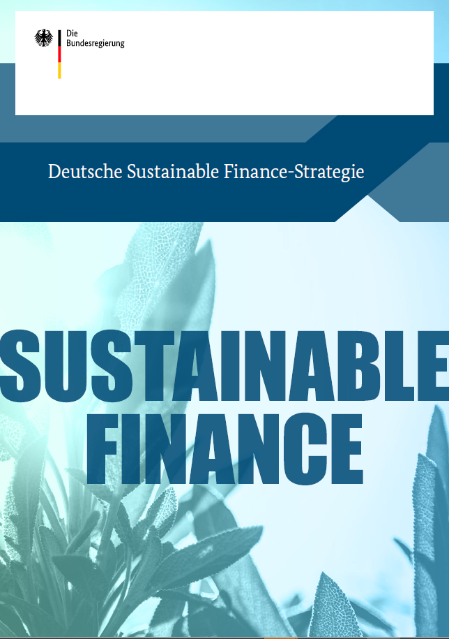 Titelblatt: Deutsche Sustainable-Finance-Strategie