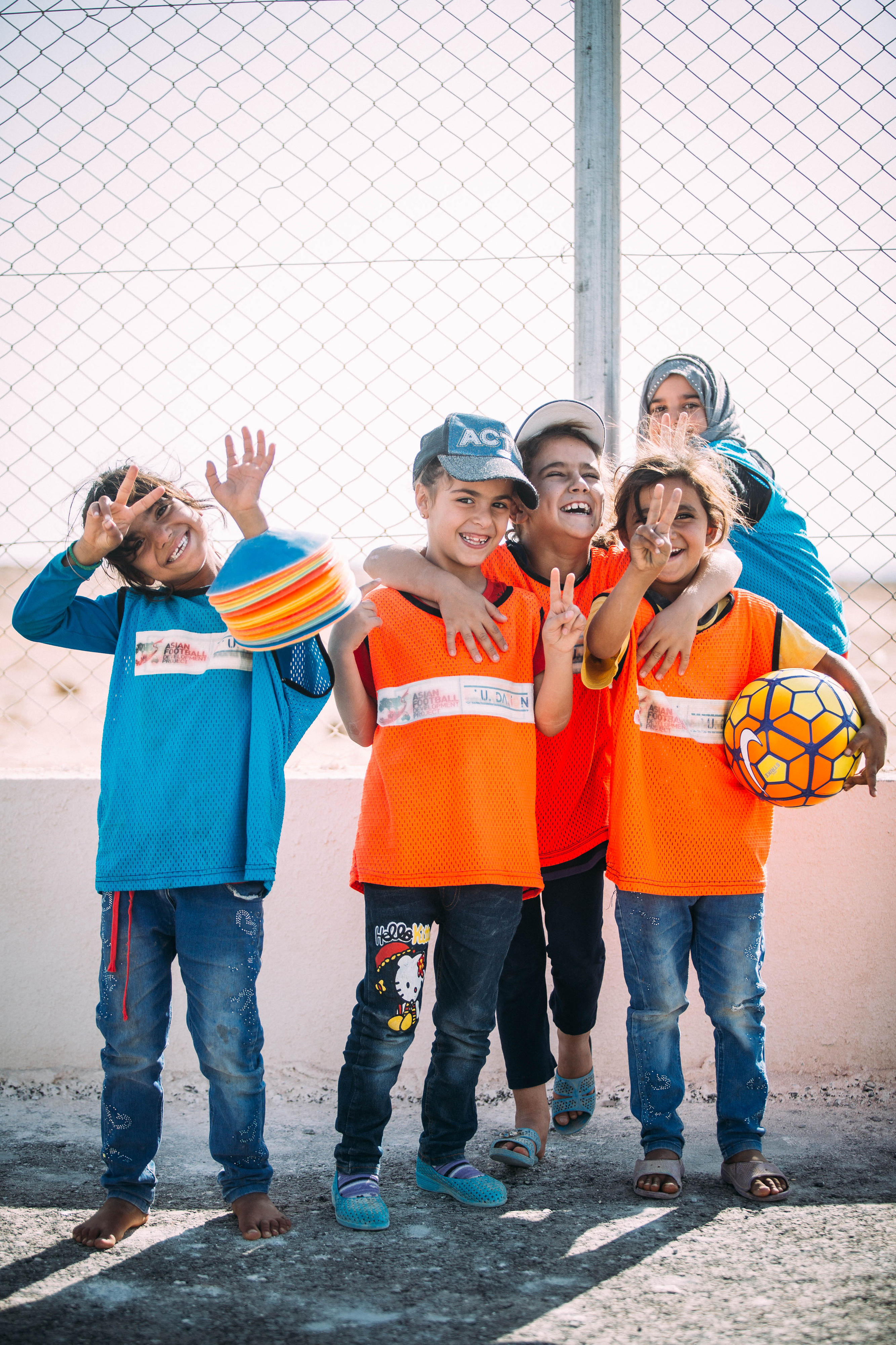 Teilnehmerinnen des Projekts "Sport für Entwicklung" in Jordanien