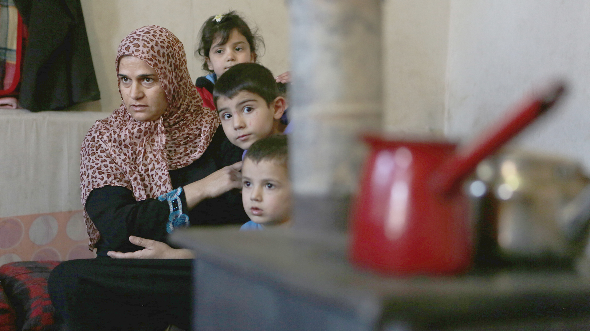 Wafa Al-Daif, 35 Jahre, ist mit ihrer Familie aus der syrischen Stadt Holms in den Libanon geflohen.