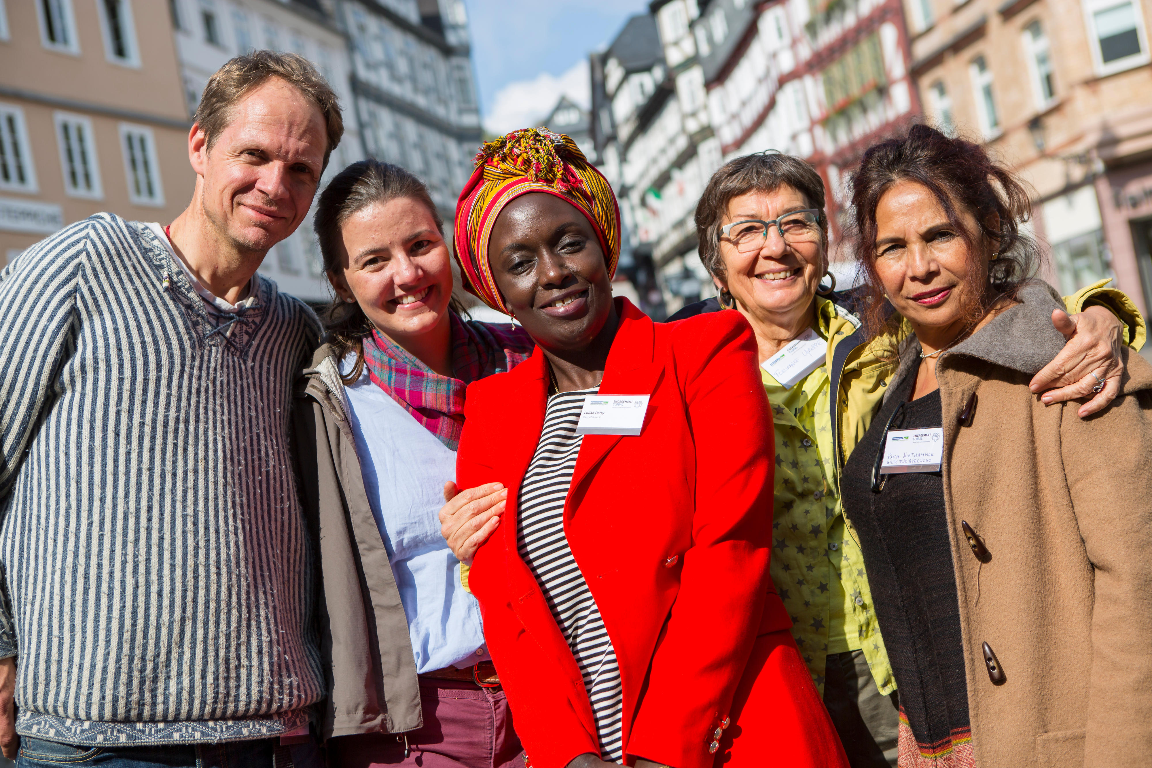 Erfahrungsaustausch im Rahmen des Wettbewerbs "Kommune bewegt Welt" in Marburg, 2017