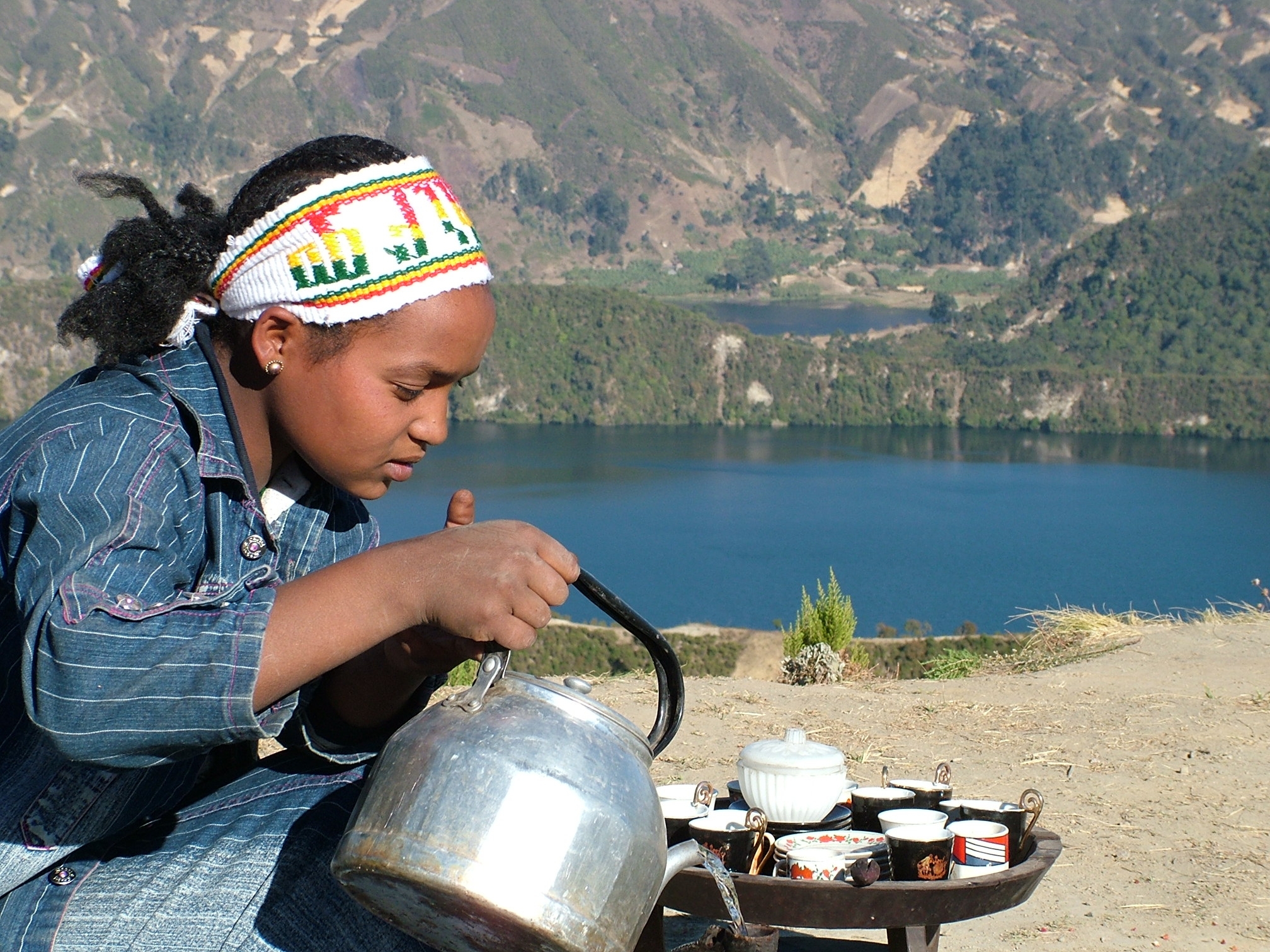 Kaffeezeremonie in Äthiopien