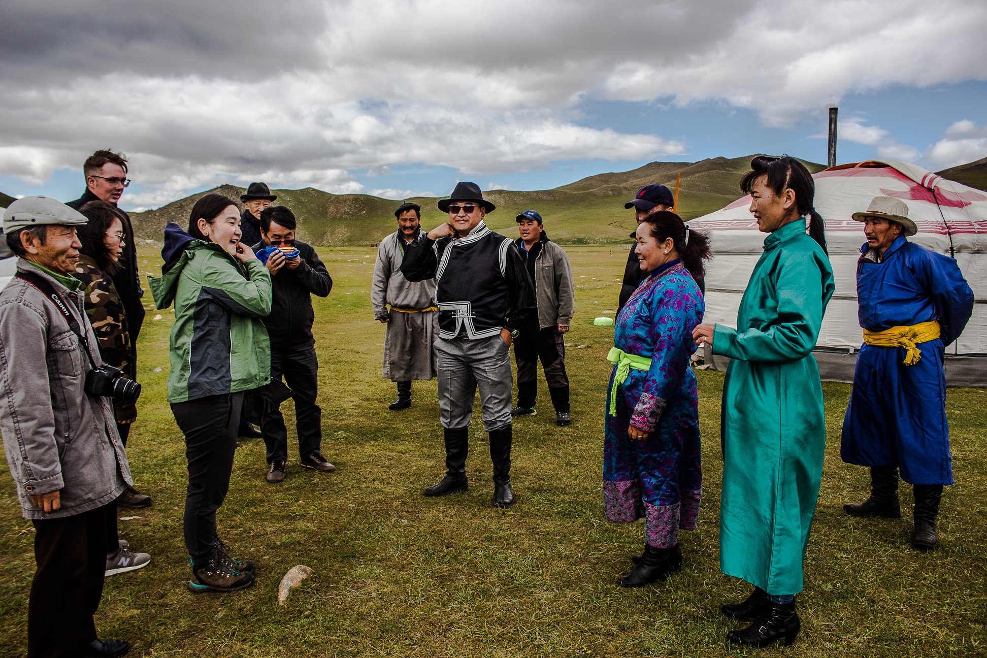 Touristen in der Mongolei