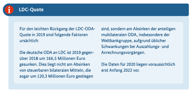 Erläuterungen zur LDC-Quote