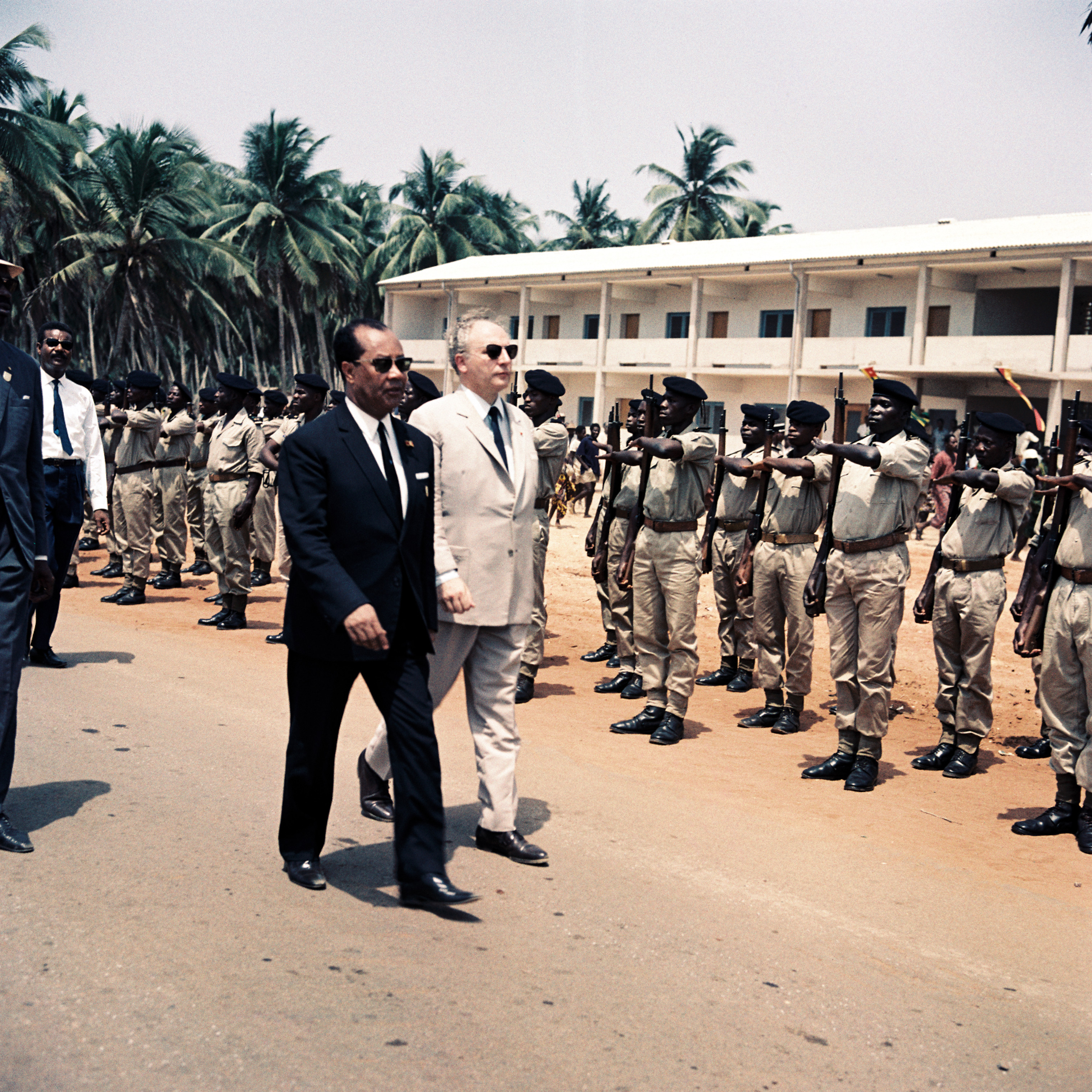 Bundesminister Walter Scheel in Togo, 1966