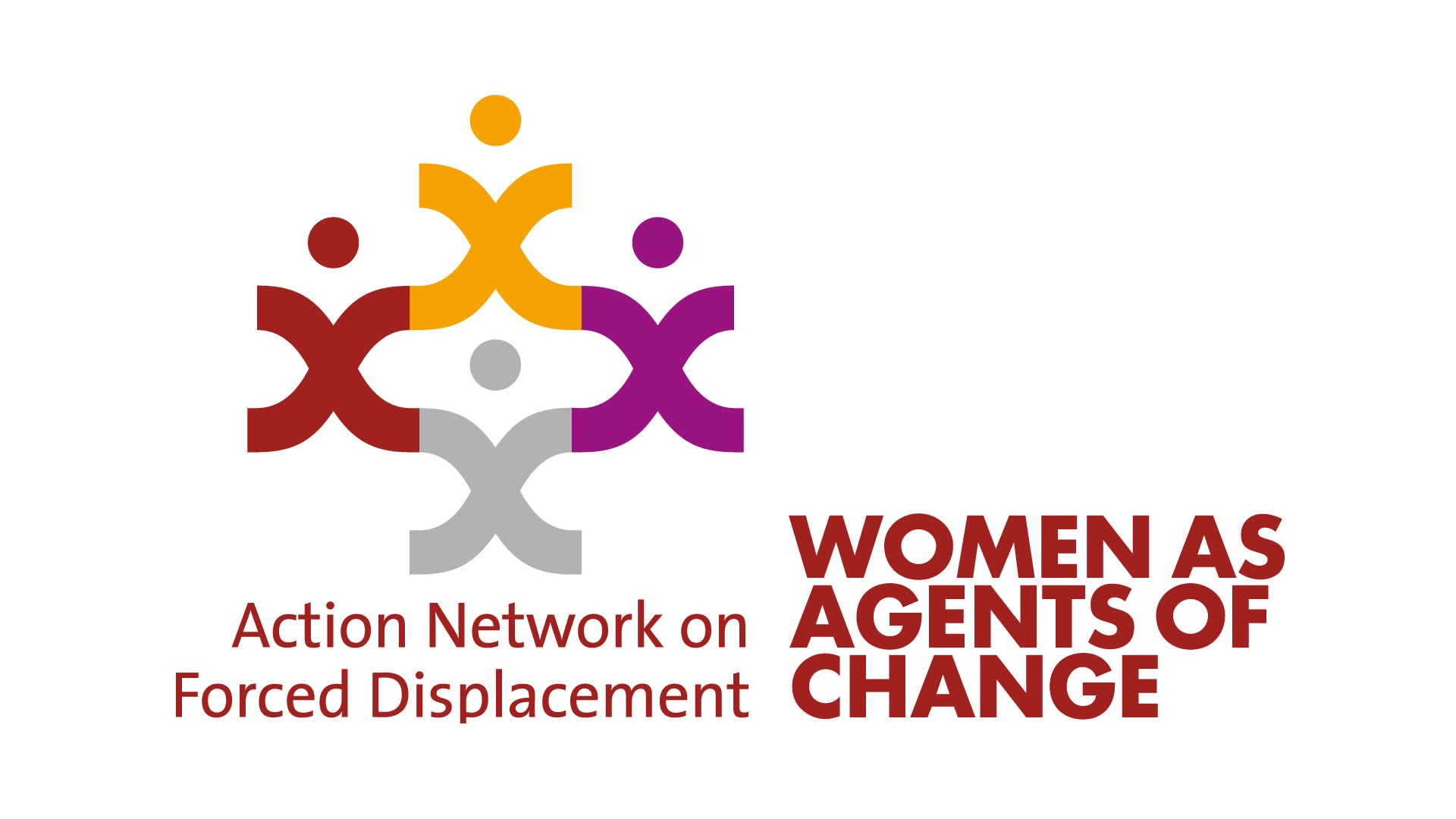 Logo: Action Network on Forced Displacement – Women as Agents of Change