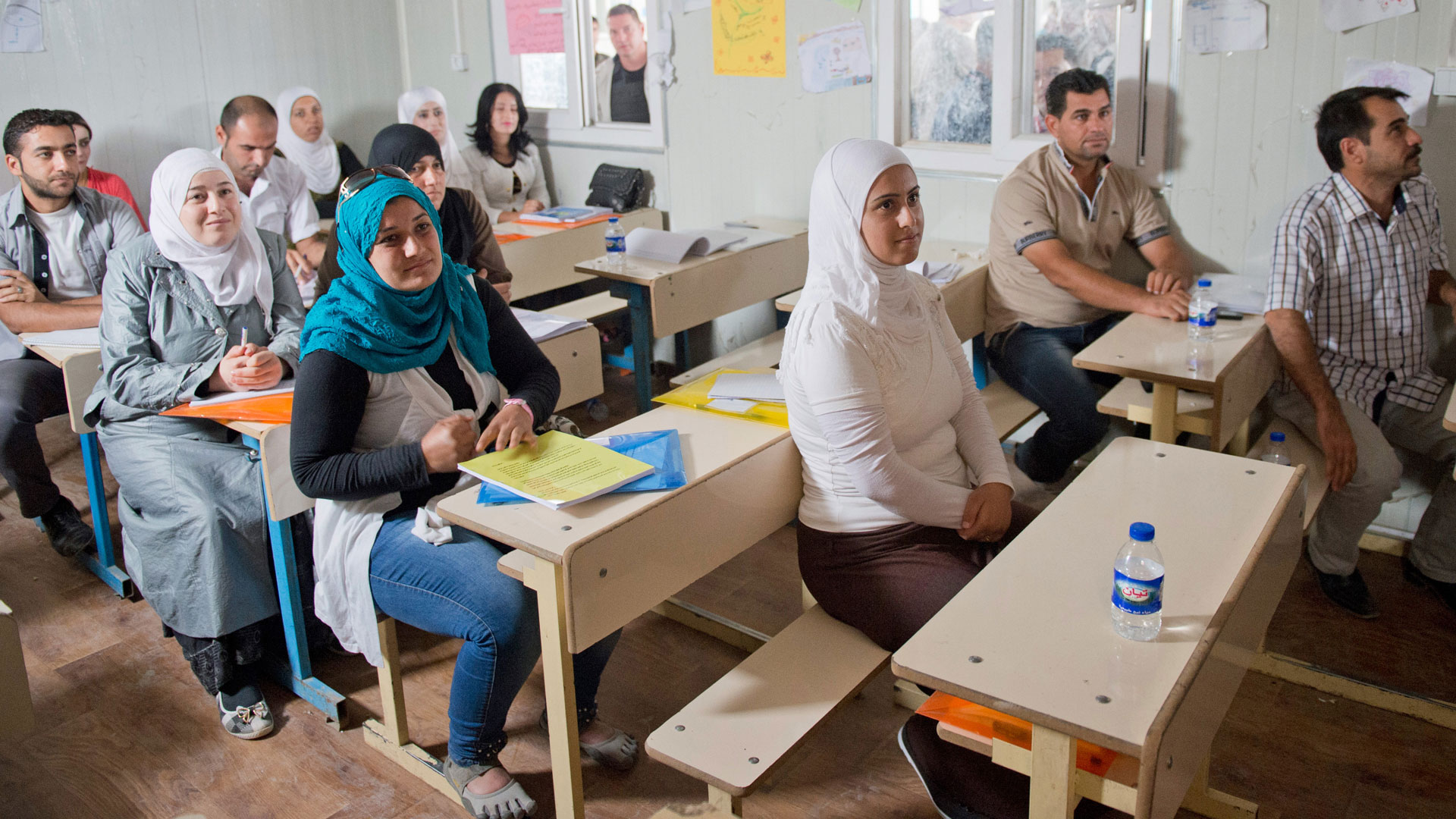 Teacher training for refugees in a camp for internally displaced persons in the Autonomous Region of Kurdistan