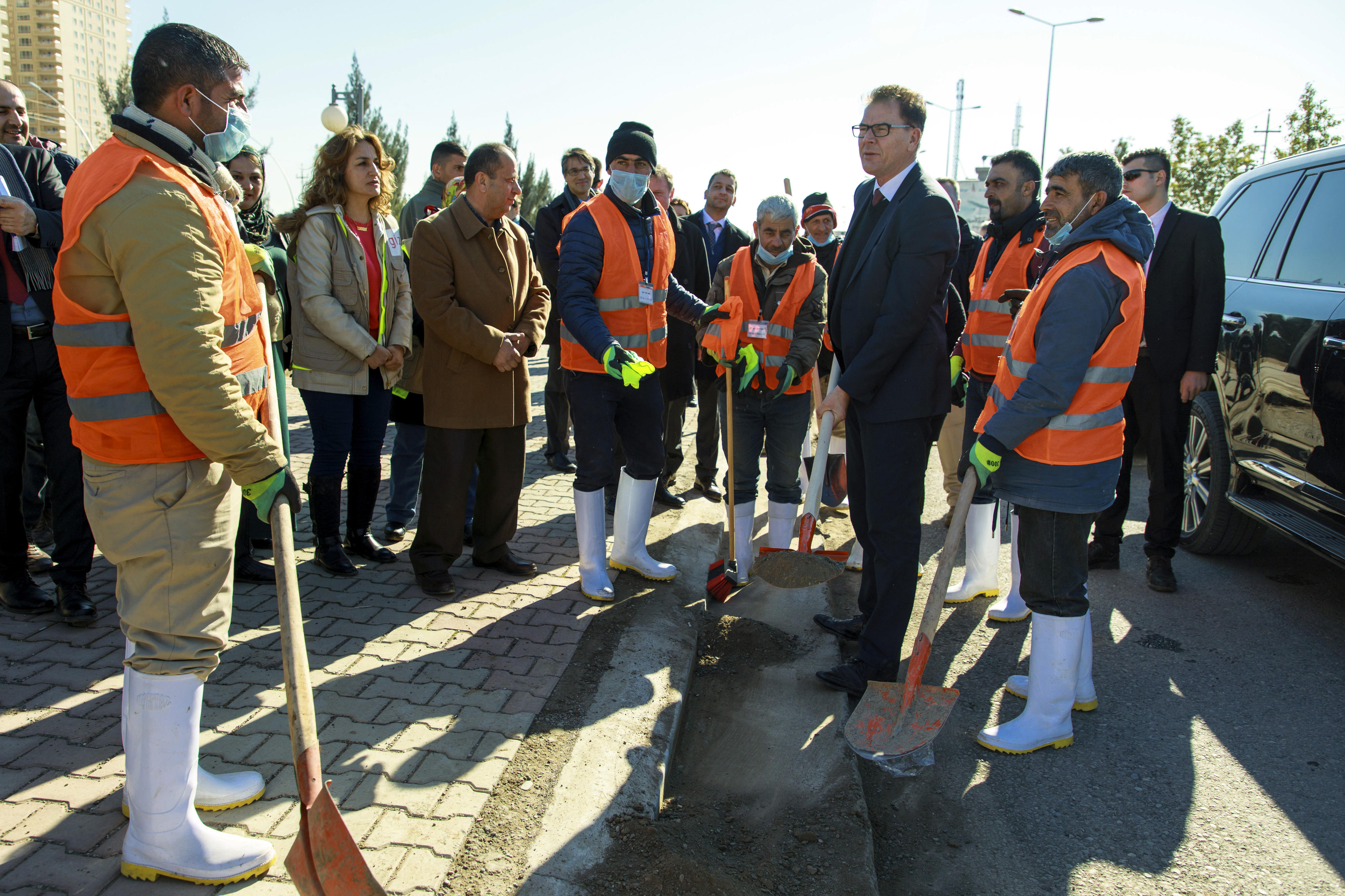 A cash-for-work project in the Kurdistan Region of Iraq.