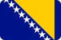 Flagge von Bosnien und Herzegowina