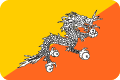 Flagge von Bhutan