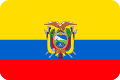 Flagge von Ecuador