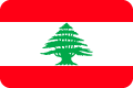 Flagge des Libanon