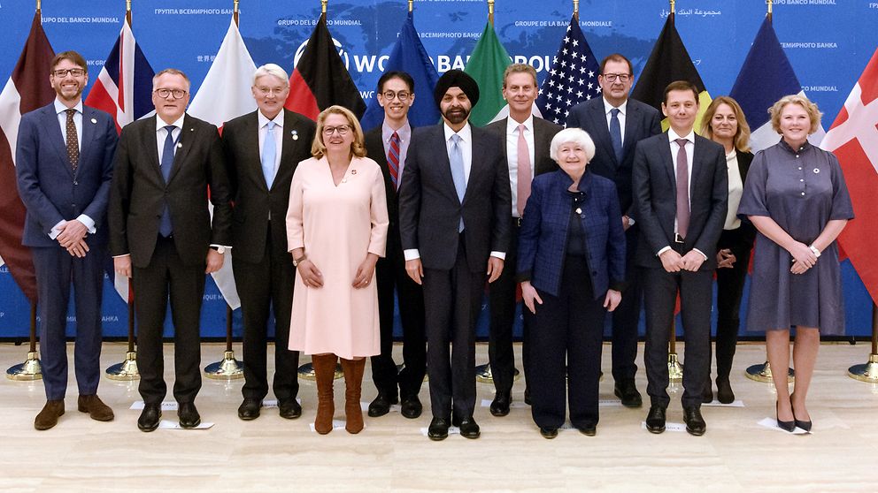 Offizielles Gruppenfoto von der Frühjahrstagung der Weltbank