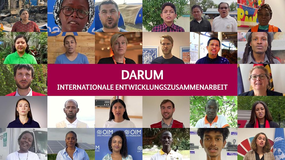 Standbild aus dem BMZ-Video "Darum internationale Entwicklungszusammenarbeit"